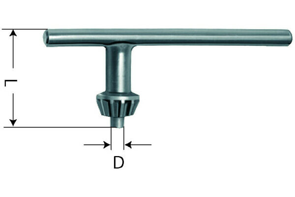 Bohrfutterschlüssel mit Jacobs-Verzahnung