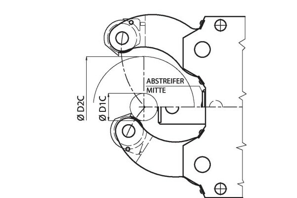 Central scraper RB