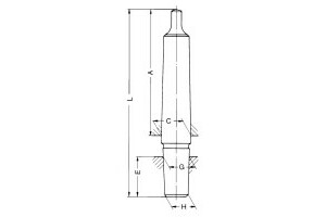 Bohrfutterkegel DIN238 - 2