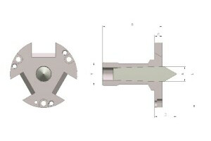 Zentriereinsatz mit fester Spitze  - 3