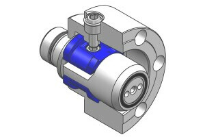 HSK-C Spannsatz mit Flansch - 7