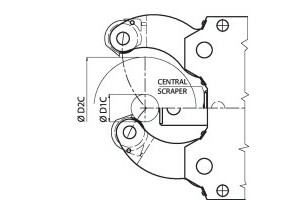 Central scraper RB - 1