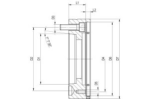 Zwischenflansch, ISO 702-1  - 3