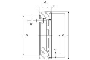 Zwischenflansche, Zylindrische Zentrieraufnahme - 1