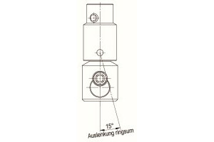 Gewindeschneid-Futter GSF mit Rundkeil - 3